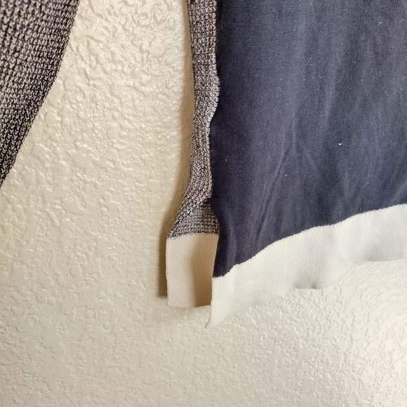 Rag & Bone Ainsley Gray Black Knit V-Neck Long Sleeve Sweater sz Xs - Picture 6 of 9